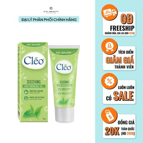 Gel Dưỡng Ẩm, Làm Dịu Da Sau Tẩy Lông Cléo
