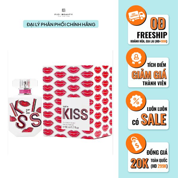 Nước Hoa Nữ VICTORIA'S SECRET Eau de Parfum 50ml - Just A Kiss