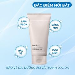 Sữa Rửa Mặt Se Khít Lỗ Chân Lông Innisfree Volcanic Pore BHA Cleansing Foam 150g