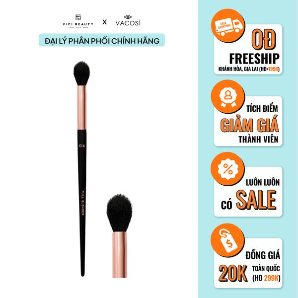 Cọ Tán Phấn Mắt Vacosi Full Blender Brush E16