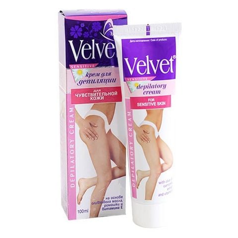 Kem Tẩy Lông Dành Cho Da Nhạy Cảm Velvet Depilatory Cream For Sensitive Skin 100ml