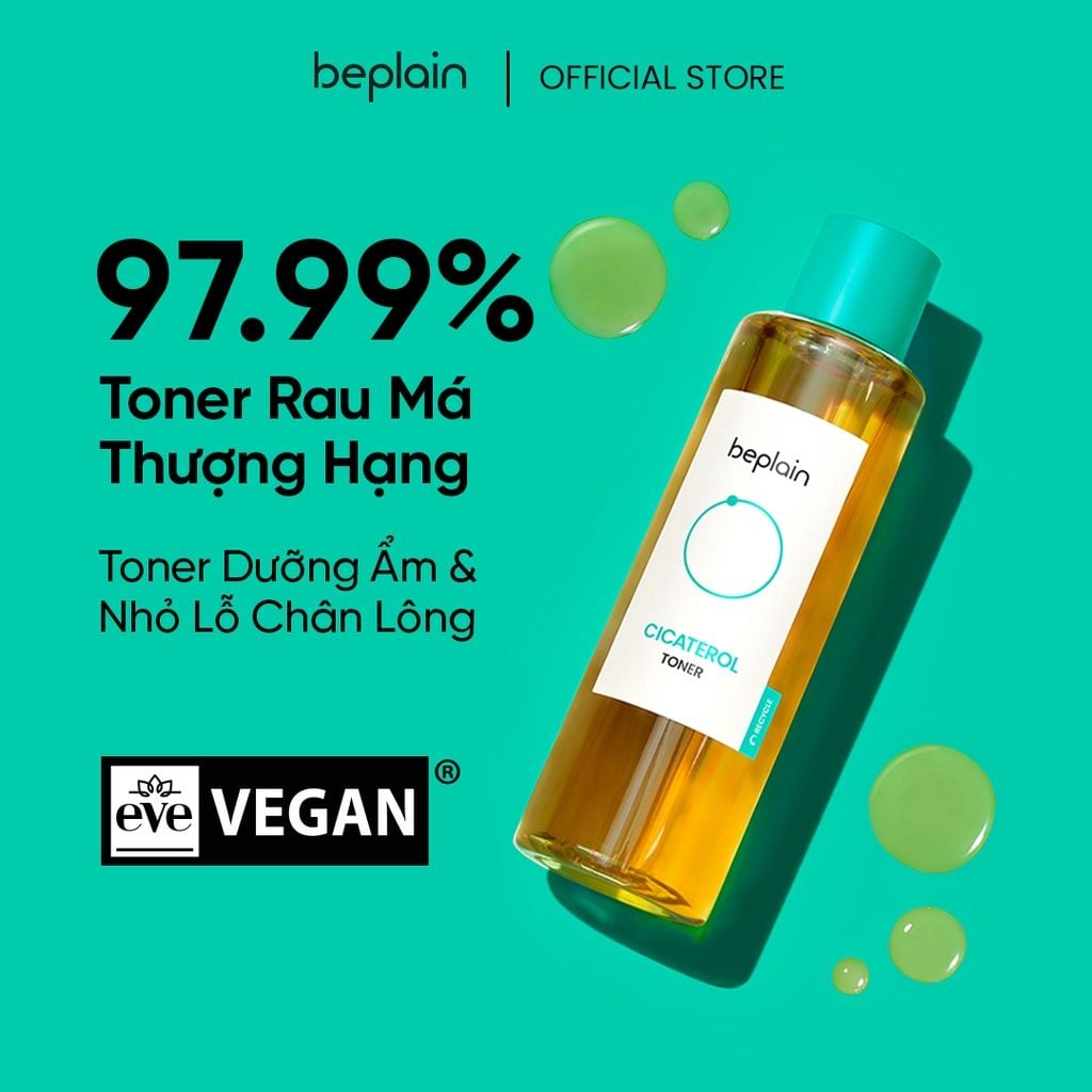 Nước hoa hồng Beplain Cicaterol Toner dưỡng ẩm, phục hồi da