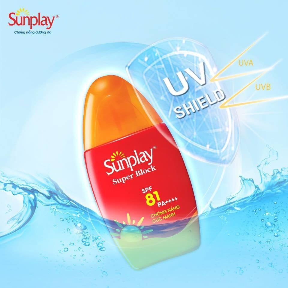 Sữa Chống Nắng Sunplay Bảo Vệ Da Vượt Trội Super Block SPF81/PA++++