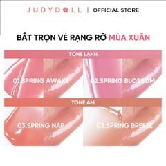 Má Hồng Kem Judydoll Kèm Mút Tán Glow Blush Blam
