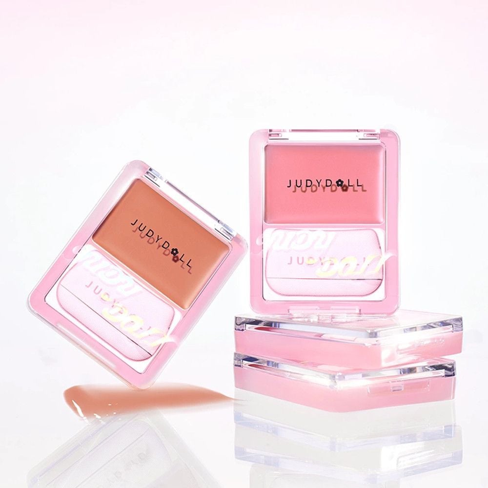 Má Hồng Kem Judydoll Kèm Mút Tán Glow Blush Blam