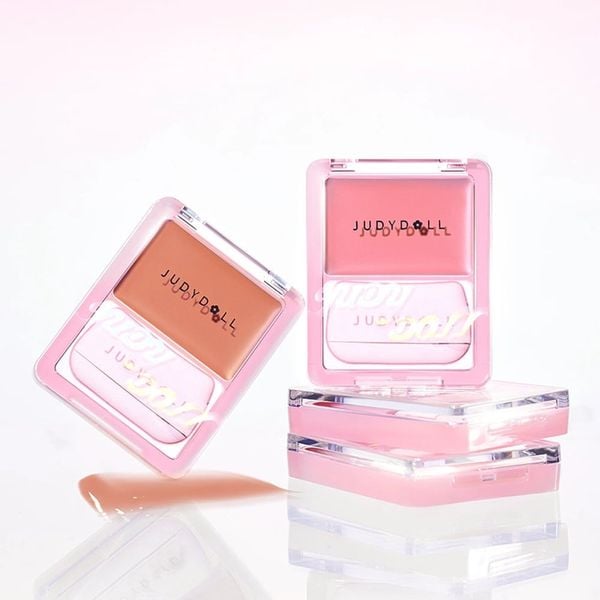 Má Hồng Kem Judydoll Kèm Mút Tán Glow Blush Blam