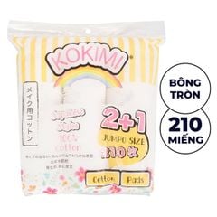 Bông Tẩy Trang Mihoo Kokimi Bông Tròn Túi