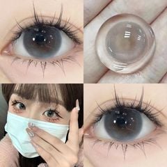 Lens Thời trang DOUYIN (cặp) - Jelly Gray - 0 độ đến 3 độ
