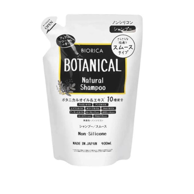 Bộ Dầu Gội Xả Biorica Botanical Natural Non – Silicone Túi 400ml