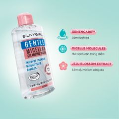 Nước Tẩy Trang Mắt Môi Dịu Nhẹ Silkygirl Gentle Micellar Cleansing Water