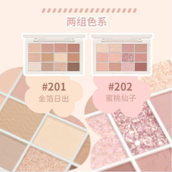Bảng Phấn Mắt 12 Ô Gogo Tales Pink Mist Girl Eyeshadow Palette 19gr