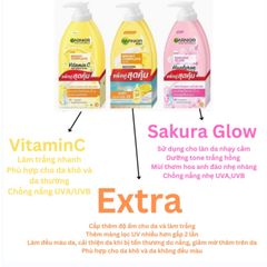 Sữa Dưỡng Thể Toàn Thân Garnier Bright Complete Body Lotion 400ml - Thái Lan