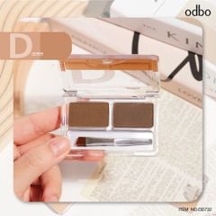 Bột Tán Chân Mày Odbo Tone Tự Nhiên Duo Brow Powder