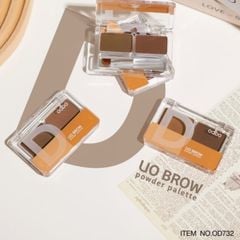 Bột Tán Chân Mày Odbo Tone Tự Nhiên Duo Brow Powder