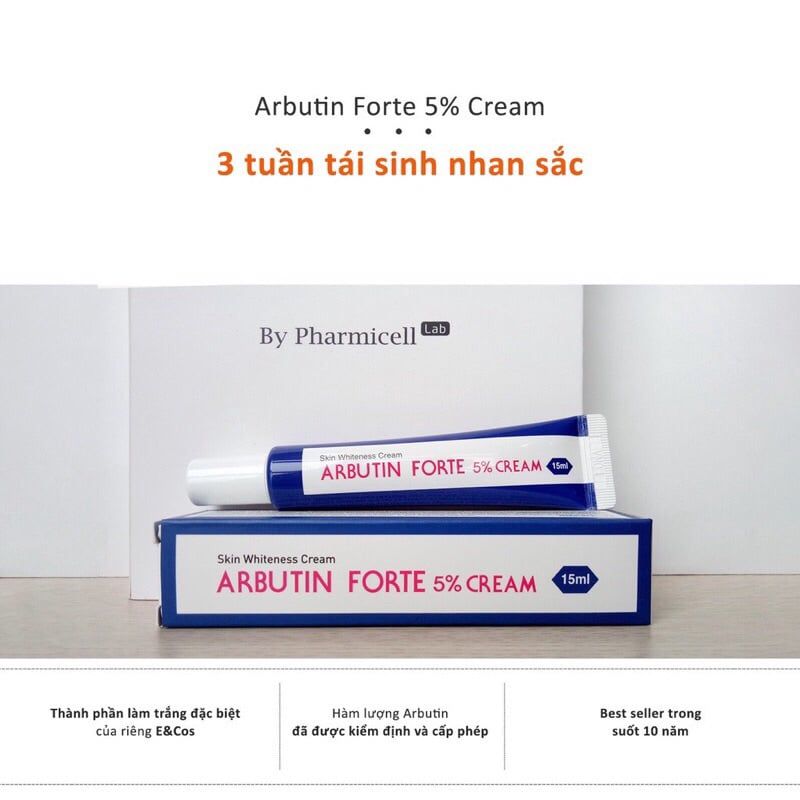 Kem dưỡng Trắng Da Alpha Arbutin 7% 15ml