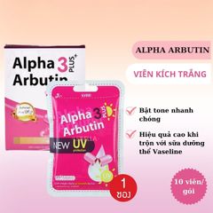 Viên kích trắng toàn thân Thái Lan Alpha Arbutin 3 Plus+