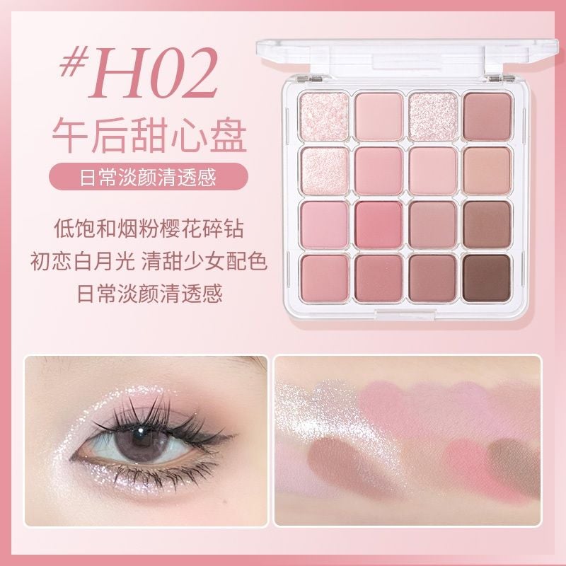 Bảng phấn mắt 16 ô màu Hold Live Sunset Magic Eyeshadow Tray Holdlive