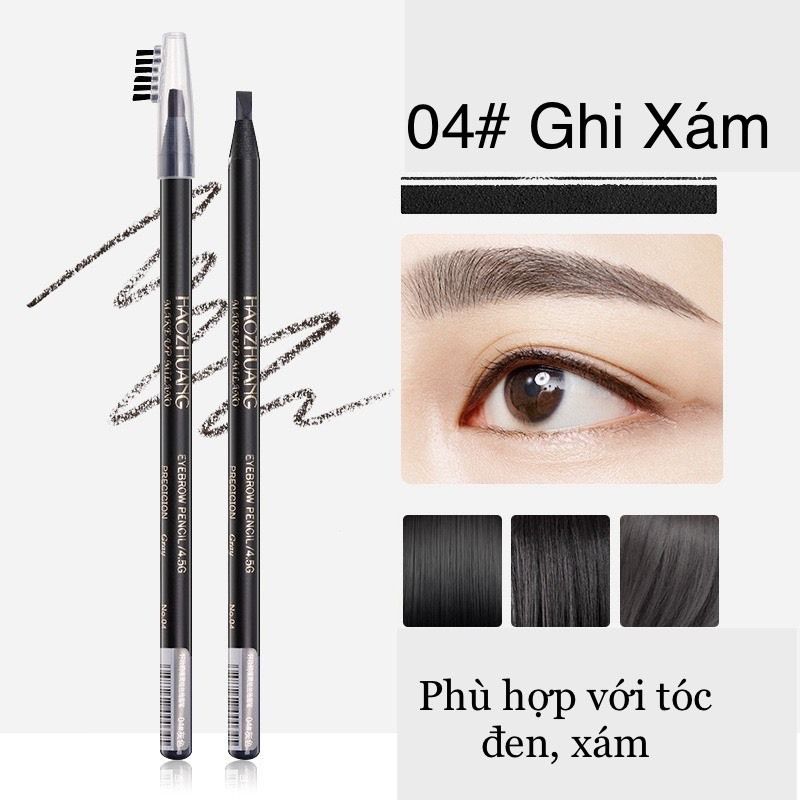 Chì mày phẩy sợi Haozhuang Make Up Milano Eyebrow Pencil Precision