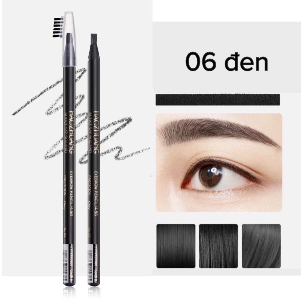 Chì mày phẩy sợi Haozhuang Make Up Milano Eyebrow Pencil Precision