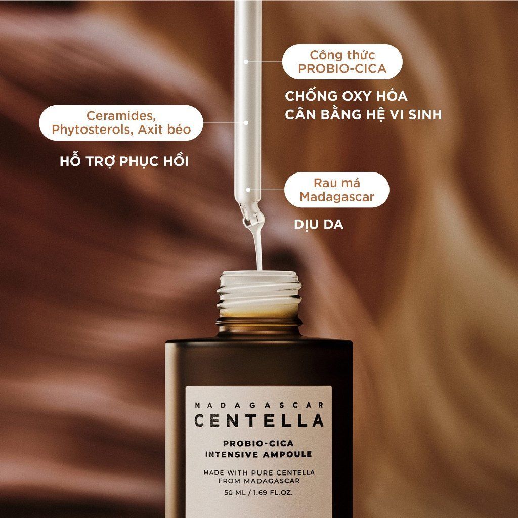 Tinh Chất Rau Má Lên Men Skin1004 Madagascar Centella Probio-Cica Intensive Ampoule 50ml