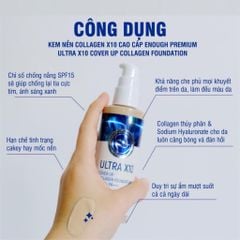 Kem Nền Collagen ENOUGH Moisture Foundation SPF15 100ml