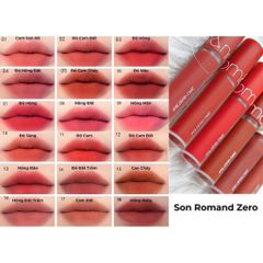 Son Kem Lì Cực Nhẹ Môi Romand Zero Velvet Tint