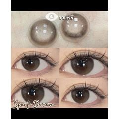 Lens Thời trang DOUYIN (cặp) - Spark Brown - 0 đến 3 độ