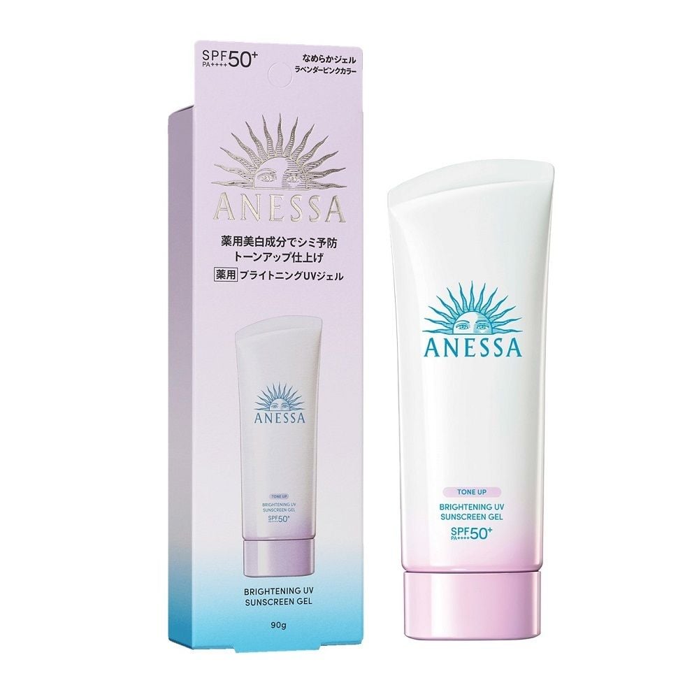 Gel Chống Nắng Anessa Dưỡng Sáng Nâng Tông Tone Up Brightening UV Sunscreen Gel SPF50+/PA++++