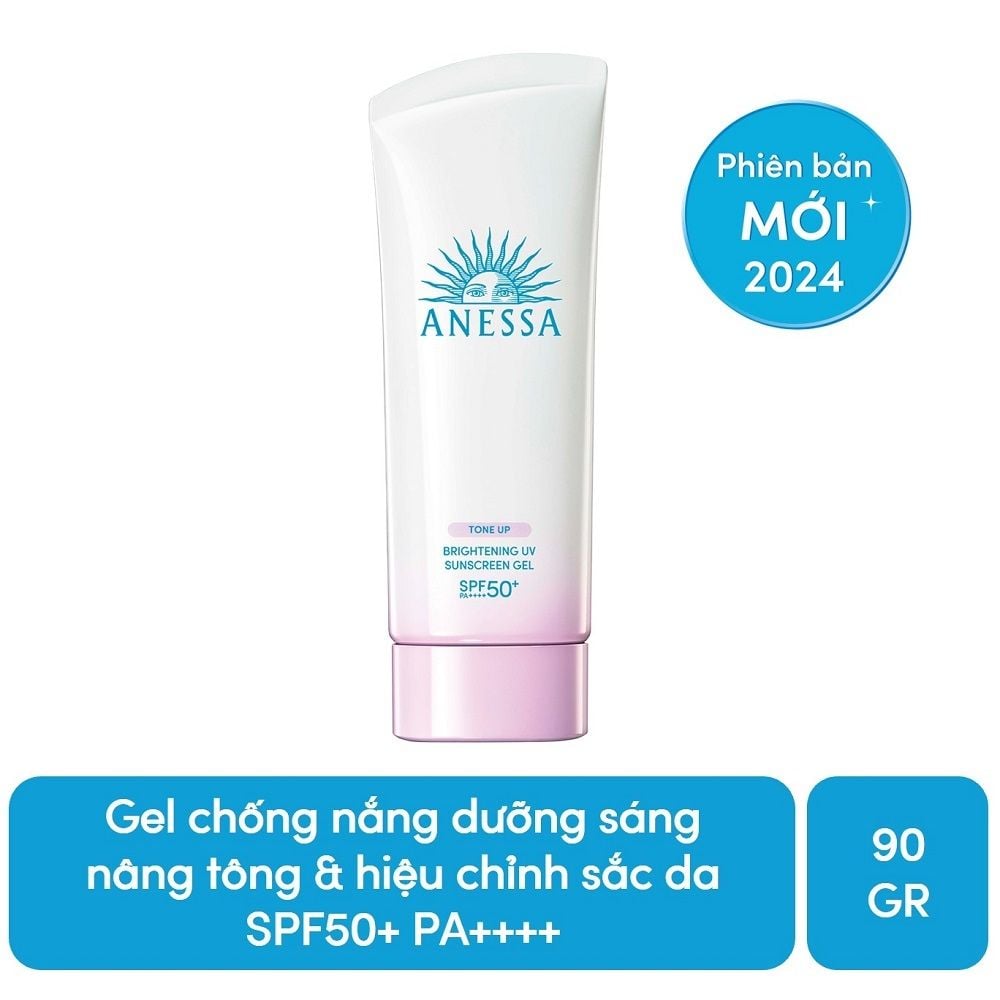 Gel Chống Nắng Anessa Dưỡng Sáng Nâng Tông Tone Up Brightening UV Sunscreen Gel SPF50+/PA++++