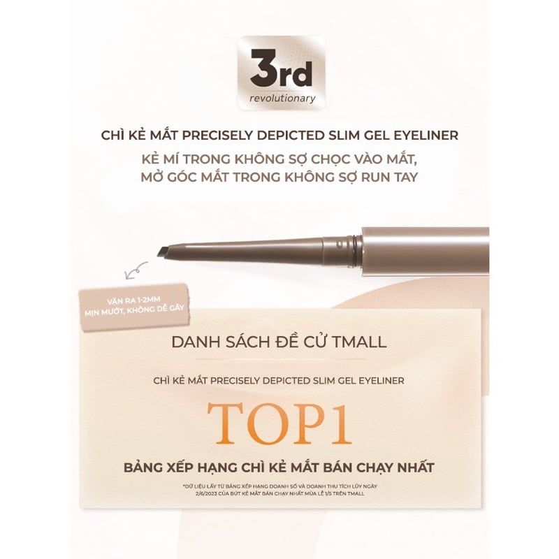 Bút Chì Kẻ Mắt Judydoll Slim Gel Liner