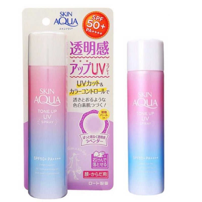 Xịt Chống Nắng Skin Aqua Tone Up UV Spray SPF50+ PA++++ 70g