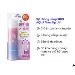 Xịt Chống Nắng Skin Aqua Tone Up UV Spray SPF50+ PA++++ 70g