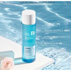 Nước Hoa Hồng PrettySkin B5 Multi Hydrat Cấp Ẩm Phục hồi 205ml