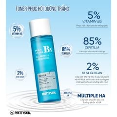 Nước Hoa Hồng PrettySkin B5 Multi Hydrat Cấp Ẩm Phục hồi 205ml