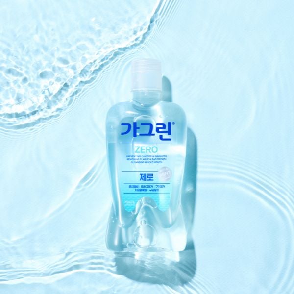 Nước súc miệng ngăn ngừa mảng bám Garglin Zero không cồn chai 380ml