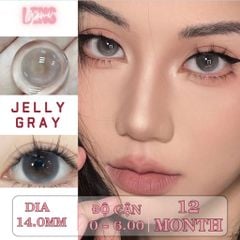 Lens Thời trang DOUYIN (cặp) - Jelly Gray - 0 độ đến 3 độ