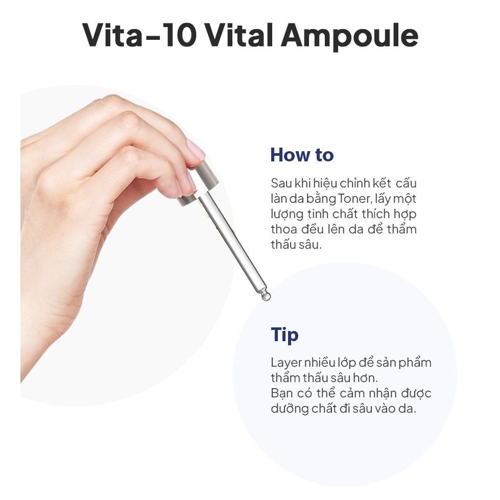 Tinh Chất Dưỡng Sáng Da Mờ Thâm Maxclinic Vita-10 Vital Ampoule 100ml