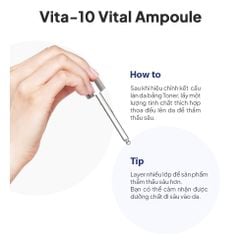 Tinh Chất Dưỡng Sáng Da Mờ Thâm Maxclinic Vita-10 Vital Ampoule 100ml