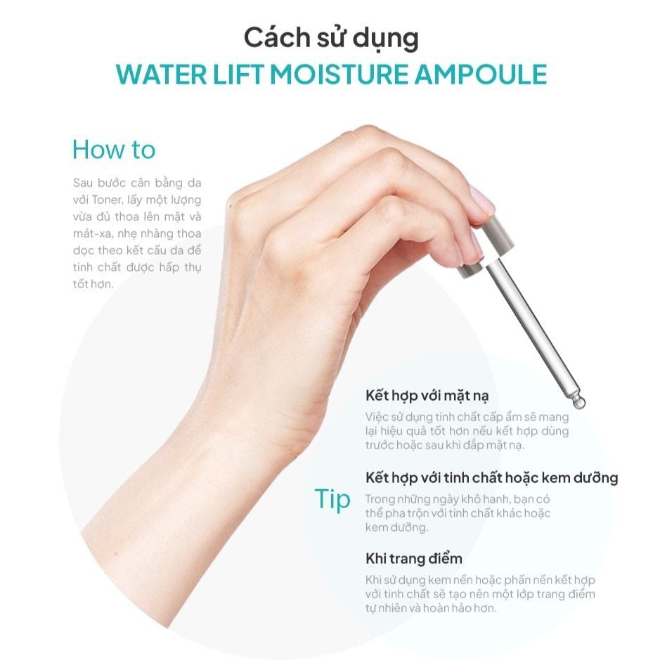 Tinh Chất Maxclinic Water Lift Moisture Ampoule 100ml – Dưỡng Ẩm Sâu, Cấp Nước & Ngăn Ngừa Lão Hóa