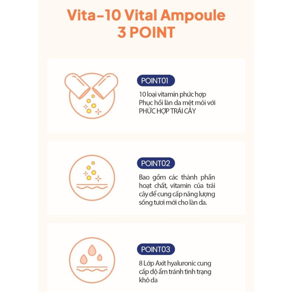 Tinh Chất Dưỡng Sáng Da Mờ Thâm Maxclinic Vita-10 Vital Ampoule 100ml