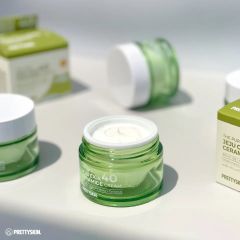 Kem Dưỡng Rau Má, Dưỡng Trắng PrettySkin The Pure Jeju Cica 40 Ceramide Cream 50ml