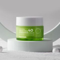Kem Dưỡng Rau Má, Dưỡng Trắng PrettySkin The Pure Jeju Cica 40 Ceramide Cream 50ml