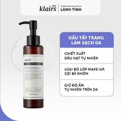 Dầu Tẩy Trang Klairs Làm Sạch Sâu Cho Mọi Loại Da 150ml