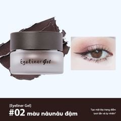 Gel Kẻ Mắt Dạng Hũ Lâu Trôi Judydoll Eyeliner Gel 7.5g