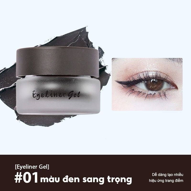 Gel Kẻ Mắt Dạng Hũ Lâu Trôi Judydoll Eyeliner Gel 7.5g