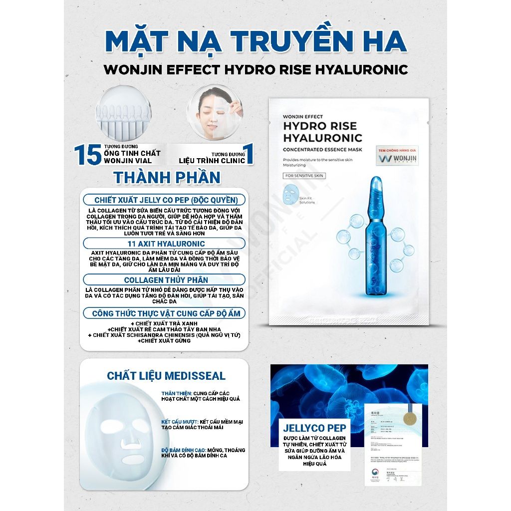 Mặt Nạ Dr Wonjin Effect Concentrated Essence Mask