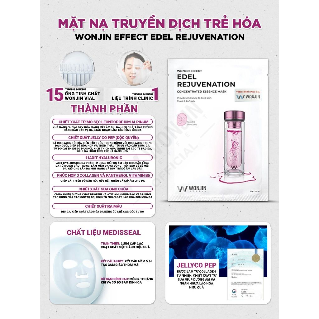 Mặt Nạ Dr Wonjin Effect Concentrated Essence Mask
