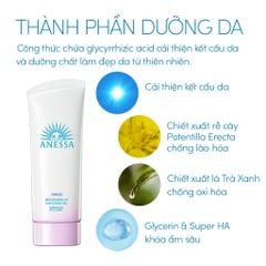 Gel Chống Nắng Anessa Dưỡng Sáng Nâng Tông Tone Up Brightening UV Sunscreen Gel SPF50+/PA++++