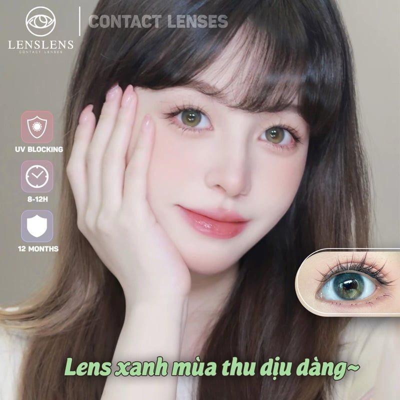 Lens Thời trang DOUYIN (cặp) - Autumn Green