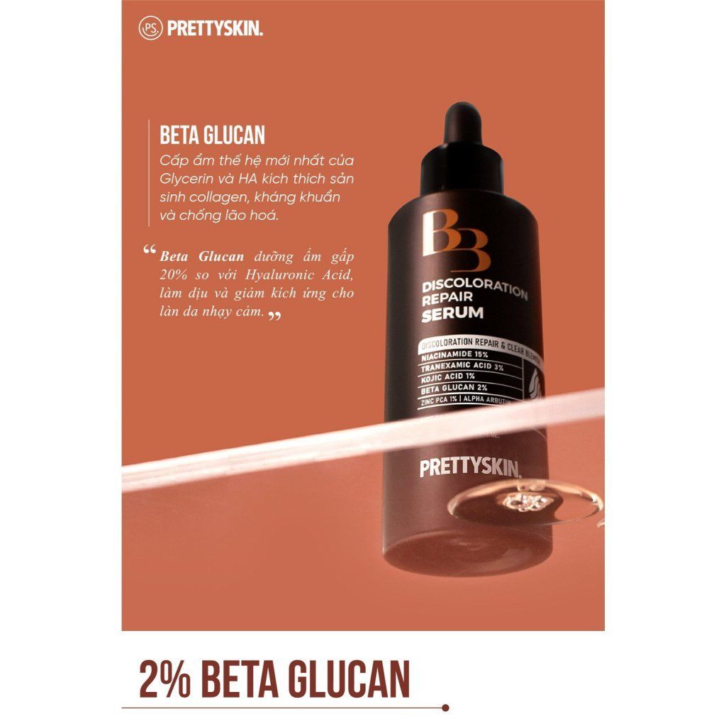 Serum Tinh chất PrettySkin B3 Sửa Chữa Sắc Tố, Mờ Thâm Nám, Tàn Nhang 50ml